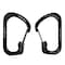 Nite Ize 2023 Nite Ize Slidelock Carabiner Stainless Steel No 3, Black,  NIT-CSL3-01-R6 - alternate 1